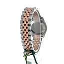 Datejust 31 Pink Raised Floral Motif Dial 18K Rose Gold Two Tone Jubilee Ladies Watch 178241