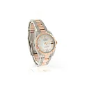 Datejust 31 White Mother of Pearl Roman Large VI set with Diamond Dial Diamond Bezel 18K Rose Gold Two Tone Ladies Watch 178341