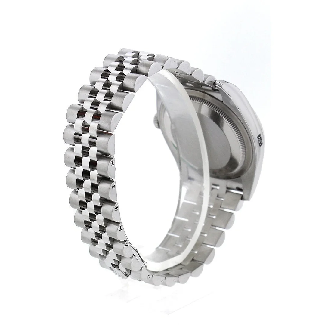 Datejust 36 Black Jubilee design set with Diamonds Dial 18k White Gold Diamond Bezel Jubilee Men’s Watch 116244