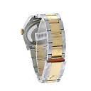 Datejust 36 White mother-of-pearl Diamond Dial Fluted 18K Gold Two Tone Oyster Watch 116233
