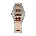 Datejust 36 White Mother-of-Pearl Set with Diamonds Dial Fluted Rose Gold Two Tone Jubilee Watch 126231 NP