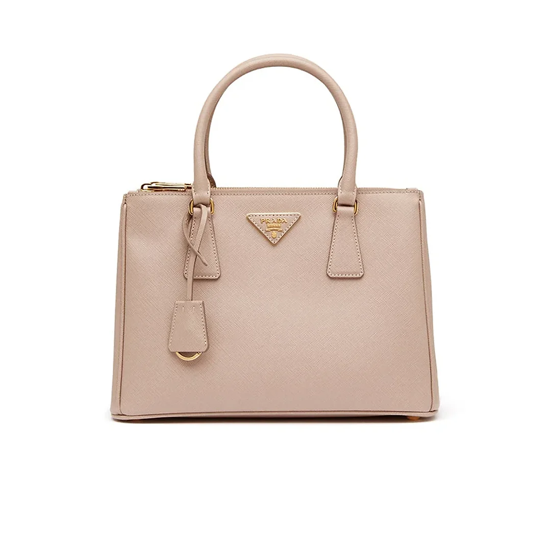 PP Galleria Saffiano Leather Medium Bag in Powder Pink