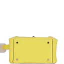 H Mini Lindy Jaune Citron Ostrich Palladium Hardware