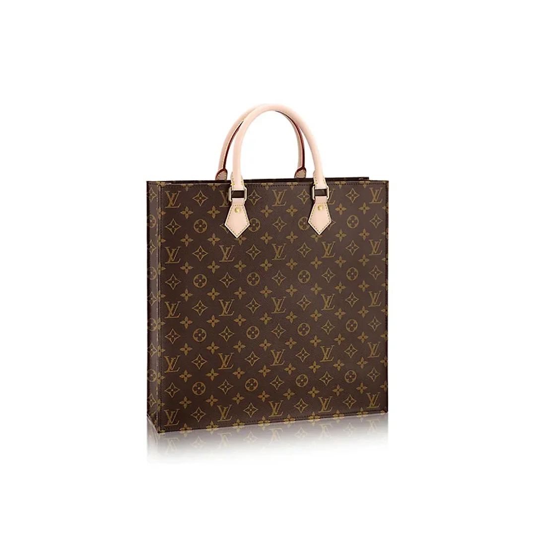 L-bag M40805 Sac Plat NM Tote Bag Monogram Canvas
