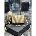 Y Lou Camera Bag Beige With Gold Toned Hardware