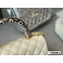 CC new arrival coco handle caviar leather size : 23*13cm