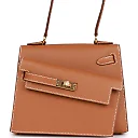 H Kelly Sellier en Desordre 20 Gold Epsom Gold Hardware