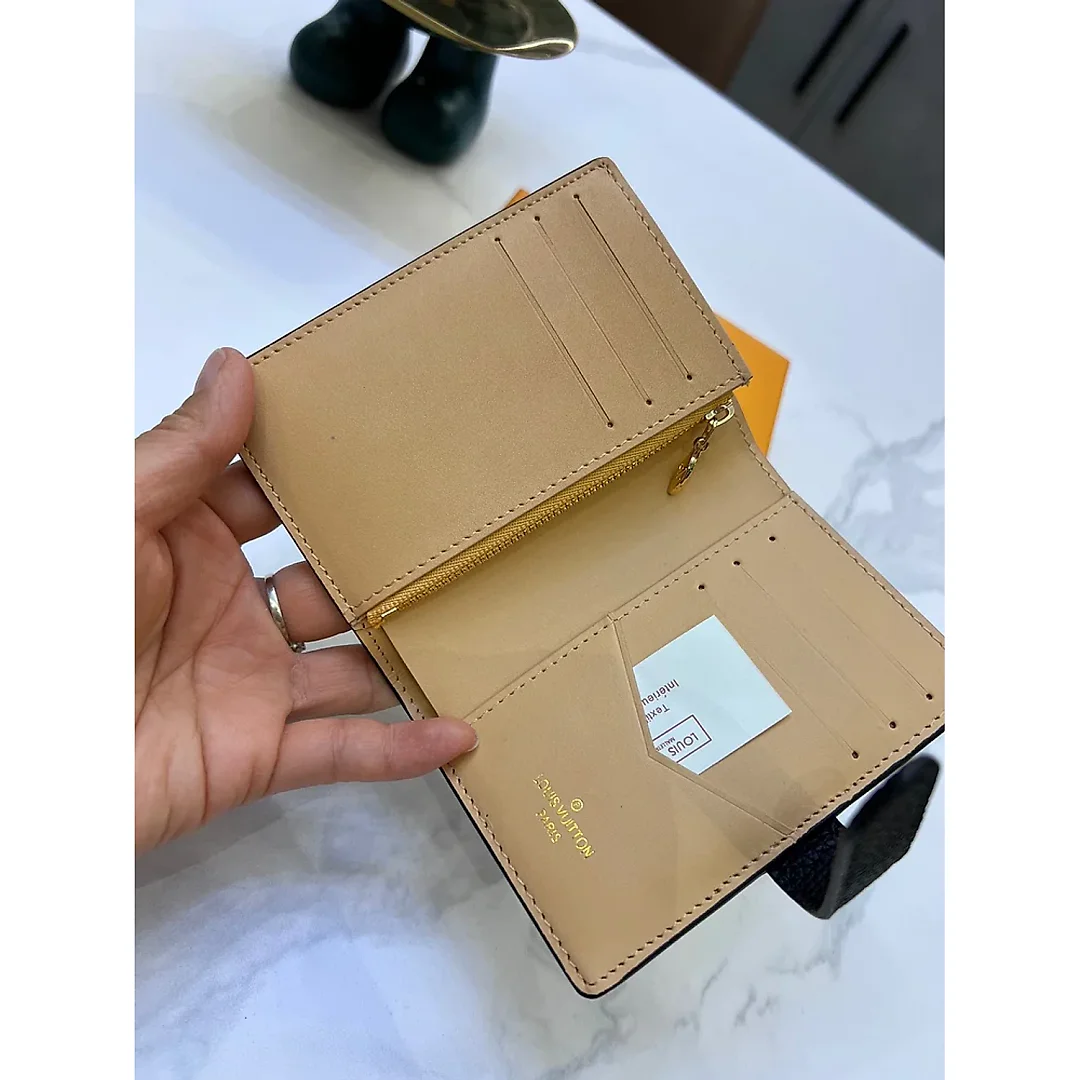 Louis Vertical CP Taurillon leather wallet size : 9*12*10 cm