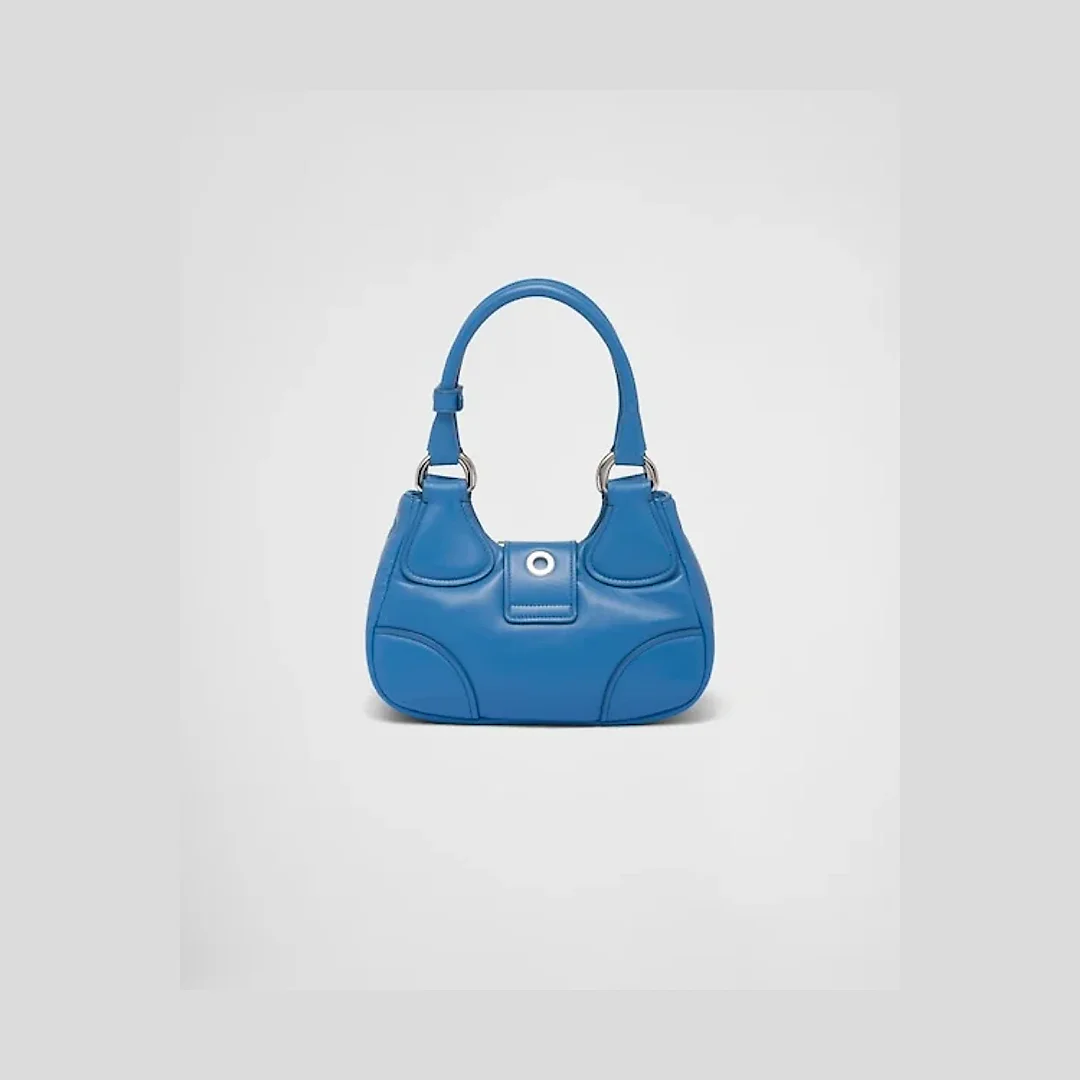 PP Moon padded nappa-leather bag – Light Blue