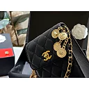 CC new arrival caviar leather phone bag size: 12*16 cm
