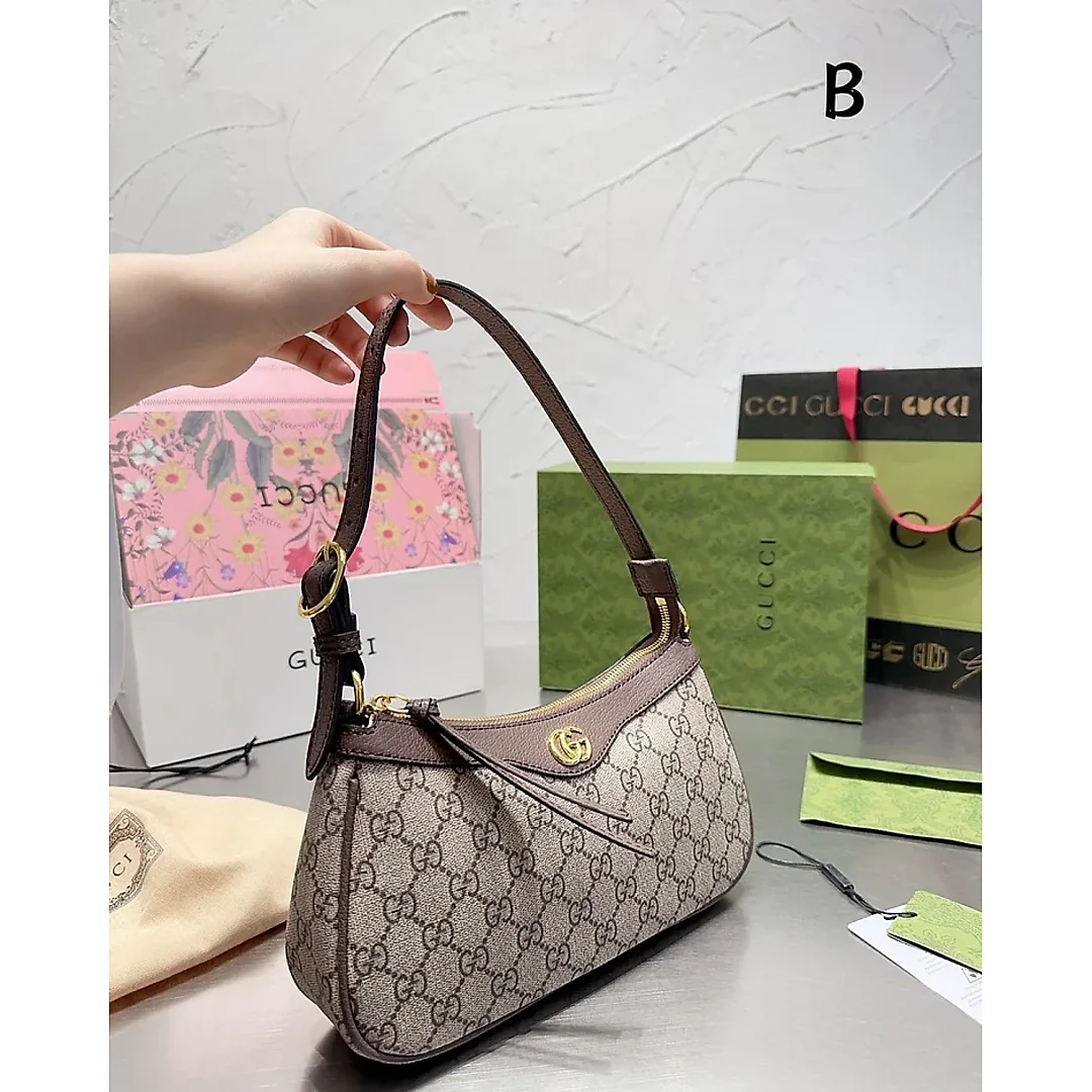 GC452 Ophidia GG Small Handbag / 9.8″W x 5.9″H x 2.5″D