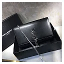 Y Black Kate Medium Leather Shoulder Bag