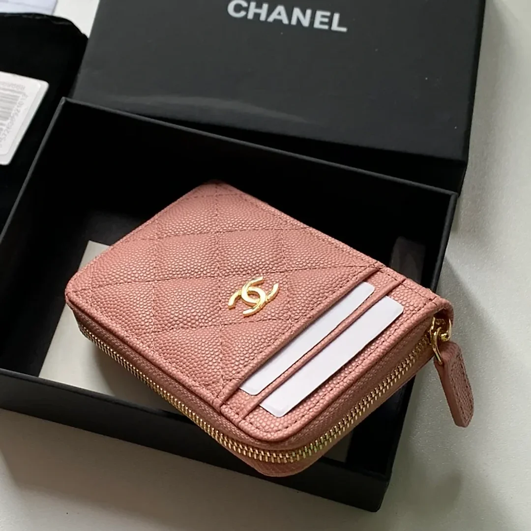 cc Zipped Coin Purse Pink Bag For Women 10.9cm/4.3in AP1650 Y33352 NI687