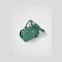 PP Medium antique nappa leather top handle bag – Sage Green