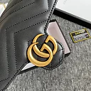 GC434 GG Marmont matelassé mini bag / 8″W x 5″H x 2.5″D