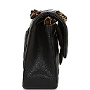 CC Small Classic Double Flap Black Caviar Gold Hardware