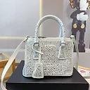 Pra new arrival blingbling bag size; 23*10*16cm