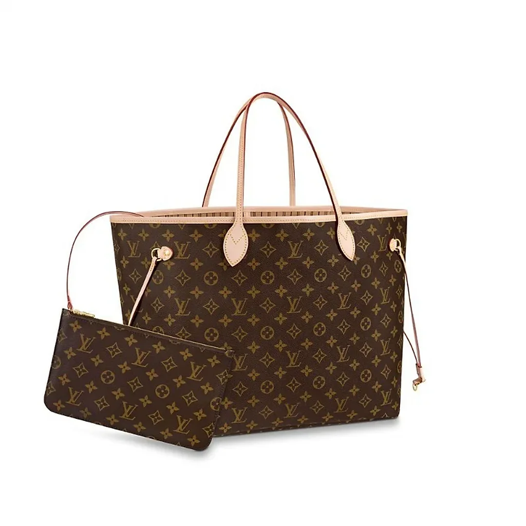 L-bag Monogram Canvas Neverfull GM M40990 Beige