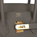 H Birkin 35 Gris Meyer Togo Gold Hardware