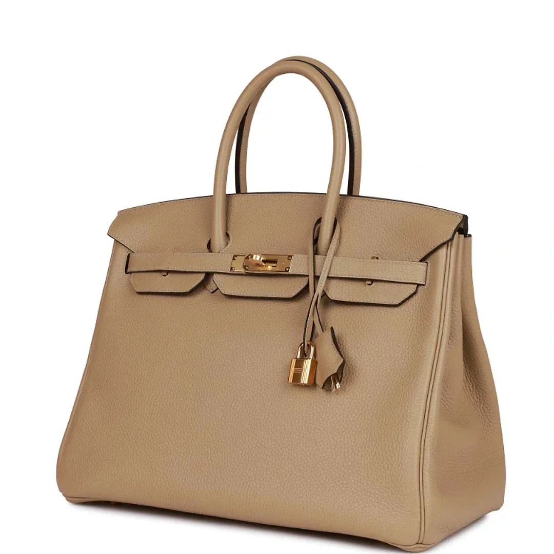 H Birkin 35 Trench Clemence Gold Hardware