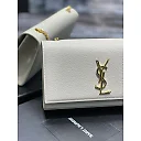 Y Kate Medium In Grain Poudre embossed Leather Bag 2 colours