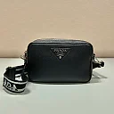 Pra Bag With Shoulder Strap Black For Women, Women’s Bags 8.6in/22cm 1BH082_2DKV_F0002_V_3OM