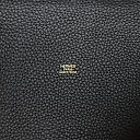 H Picotin Lock 22 Black Clemence Gold Hardware