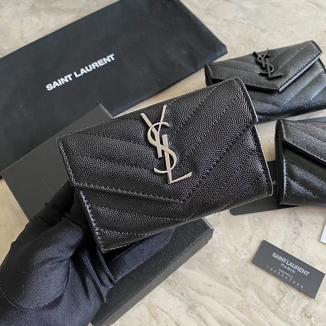 Y  wallet black  SIZE:13×9.5x3CM  04