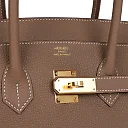 H Birkin 35 Etoupe Togo Gold Hardware