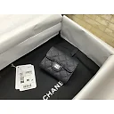 cc CO-CO Classic Card Holder 11cm/4.4in Silver Hardware For Women Black AP0214 Y01480 C3906