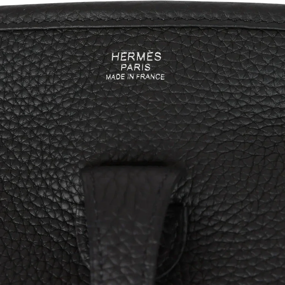 H Evelyne III PM Black Clemence Palladium Hardware