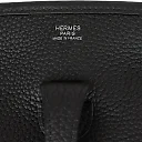 H Evelyne III PM Black Clemence Palladium Hardware