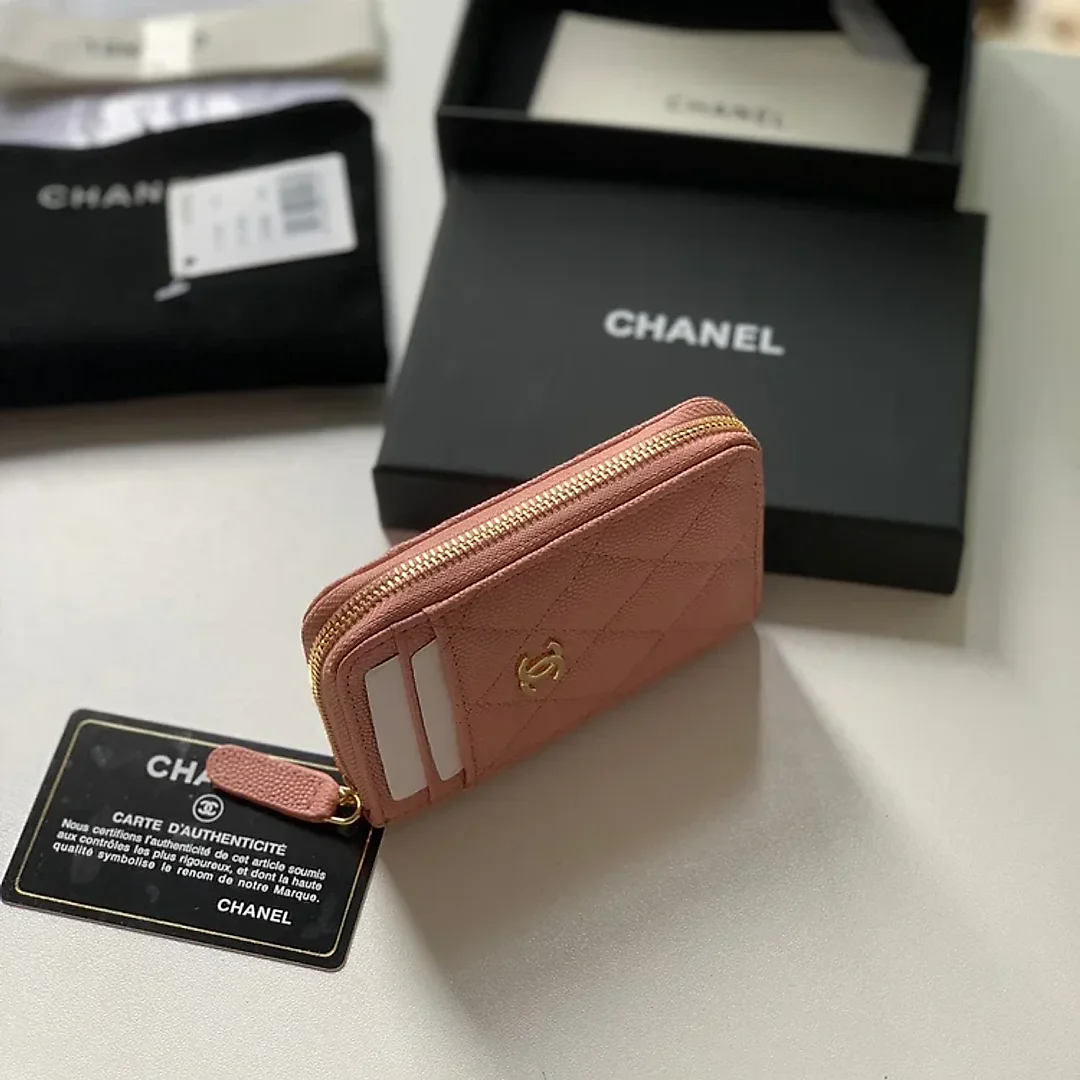 cc Zipped Coin Purse Pink Bag For Women 10.9cm/4.3in AP1650 Y33352 NI687