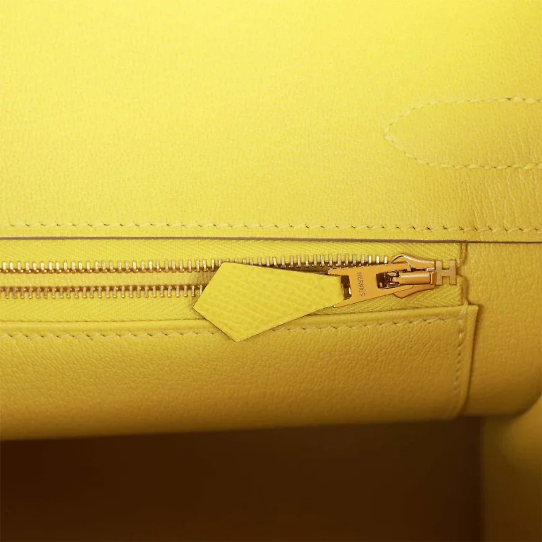 H Birkin 30 Lime Epsom Gold Hardware