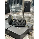 Y Lou Mini Bag In Quilted  Grain  De Poudre Embossed Leather