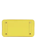 H Birkin 30 Lime Epsom Gold Hardware