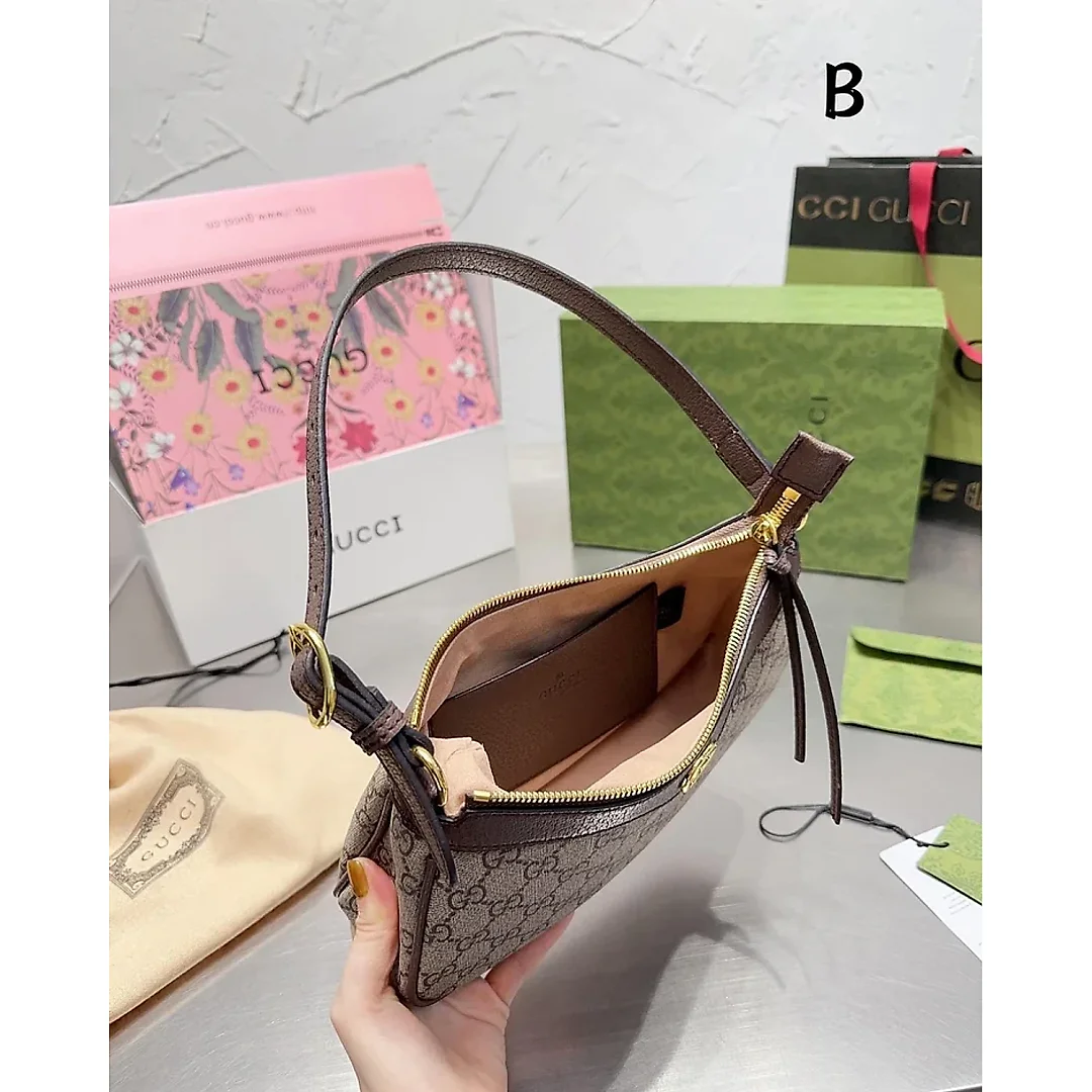 GC452 Ophidia GG Small Handbag / 9.8″W x 5.9″H x 2.5″D