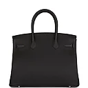 H Birkin 30 Black Togo Palladium Hardware