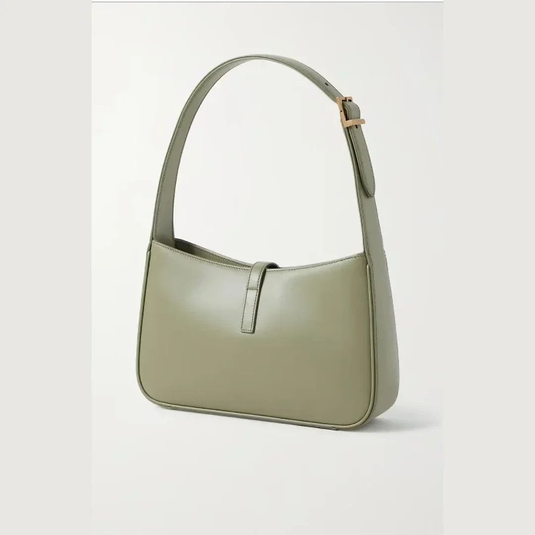 Y Leather shoulder bag Avocado Green