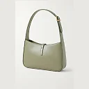 Y Leather shoulder bag Avocado Green