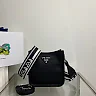 Pra Mini Shoulder Bag Black For Women, Women’s Bags 7.9in/20cm