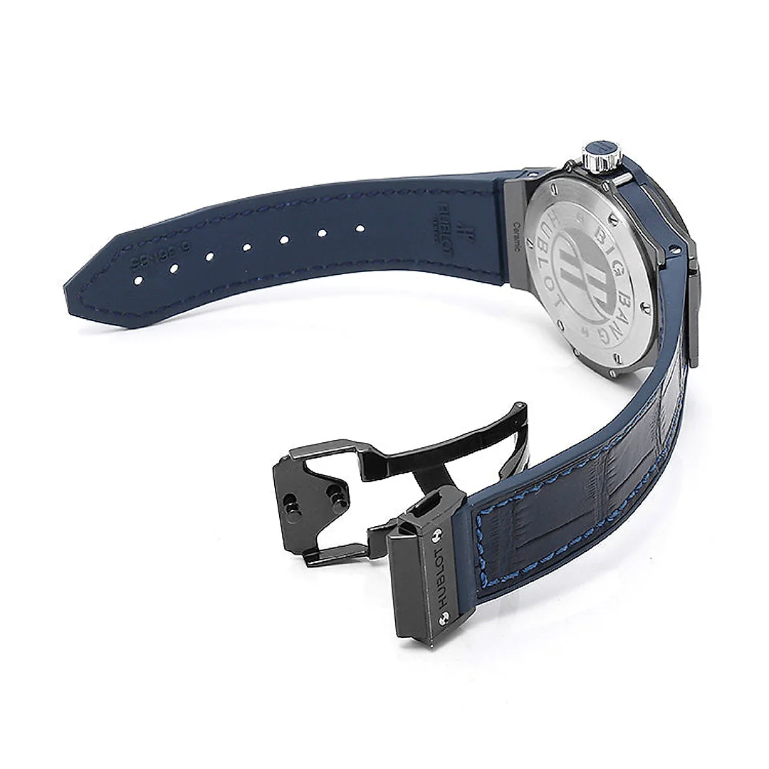 Hublot Big Bang, Ceramic Blue Diamonds, 38mm, Ref# 361.CM.7170.LR.1204