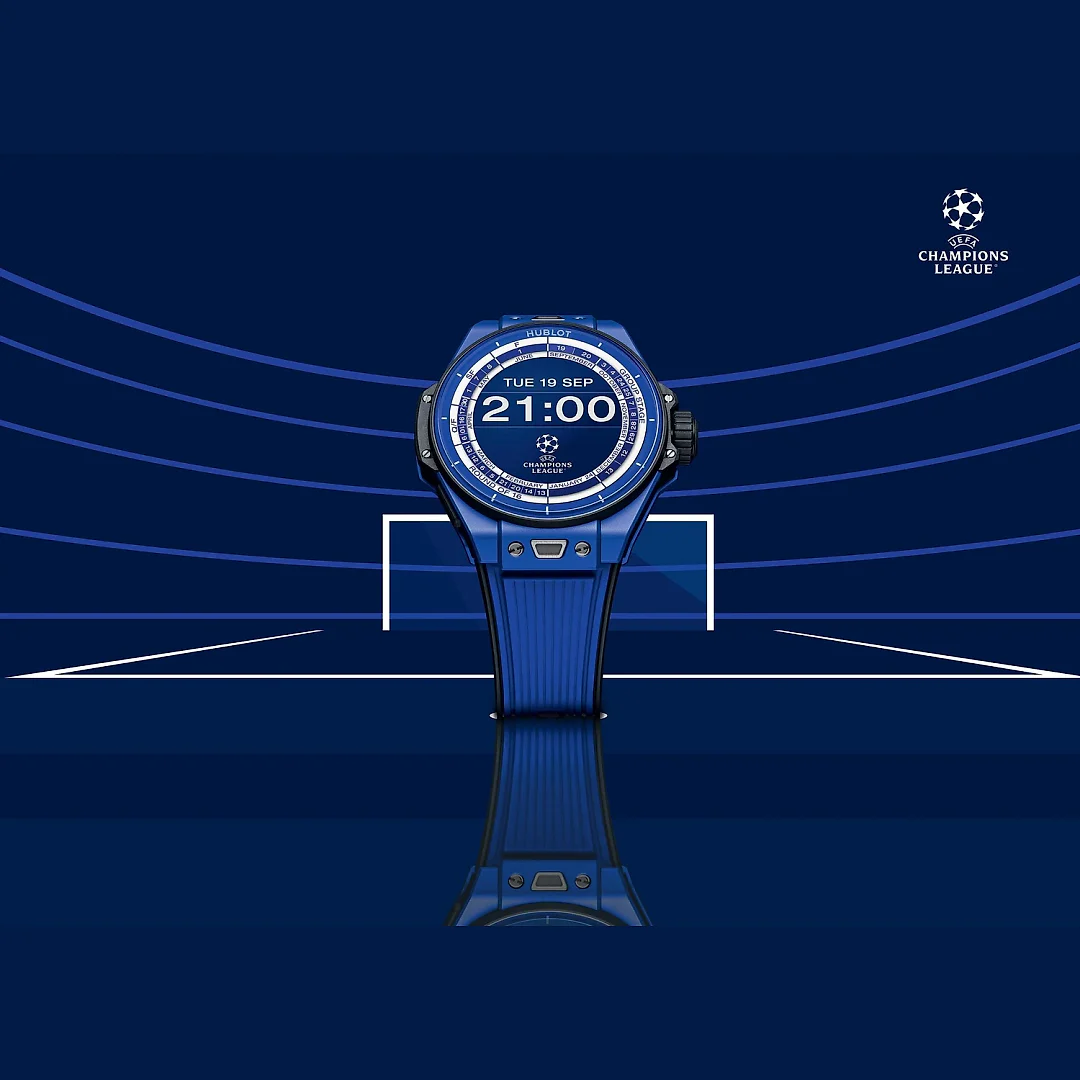 Hublot Big Bang E GEN3 UEFA CHAMPIONS LEAGUE, Blue Ceramic, 44mm, Ref# 450.EX.1100.RX.UCL23