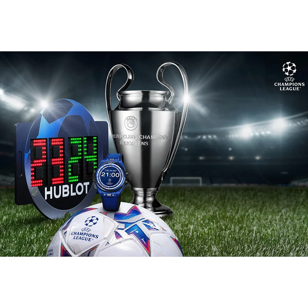 Hublot Big Bang E GEN3 UEFA CHAMPIONS LEAGUE, Blue Ceramic, 44mm, Ref# 450.EX.1100.RX.UCL23