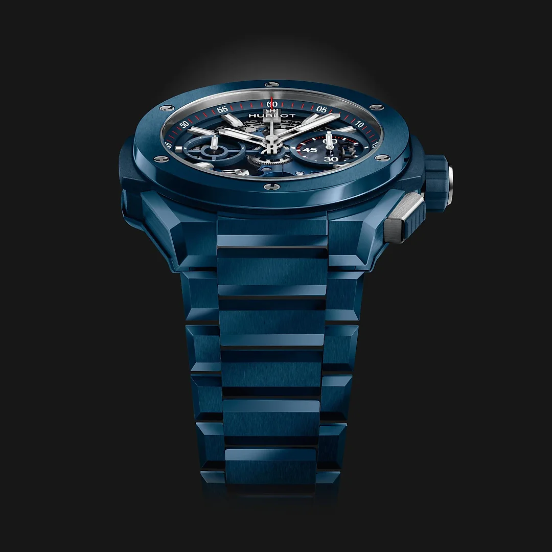 Hublot Big Bang Integrated Blue Ceramic Ref# 451.EX.5123.EX