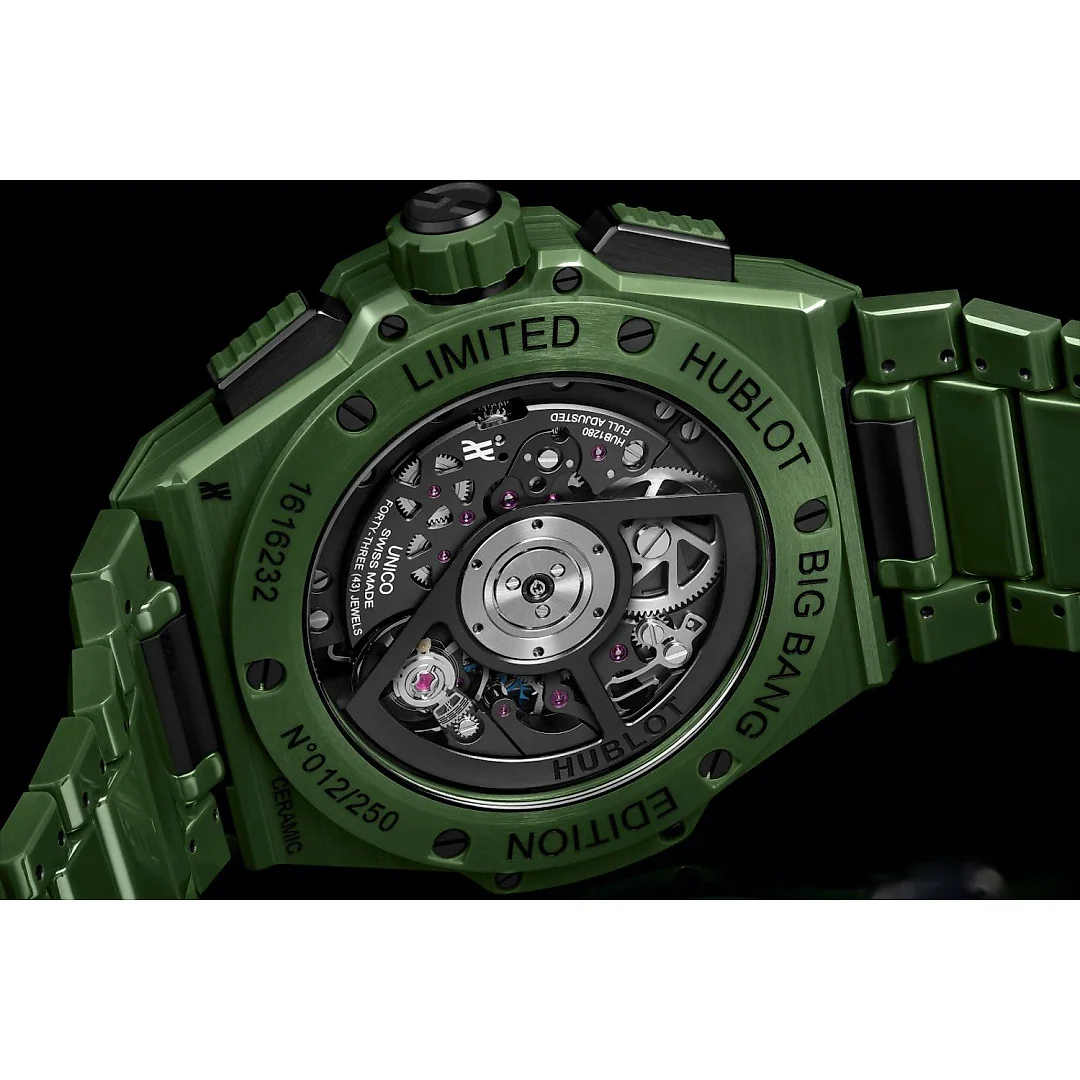 Hublot Big Bang INTEGRATED GREEN CERAMIC Ref# 451.GX.5220.GX