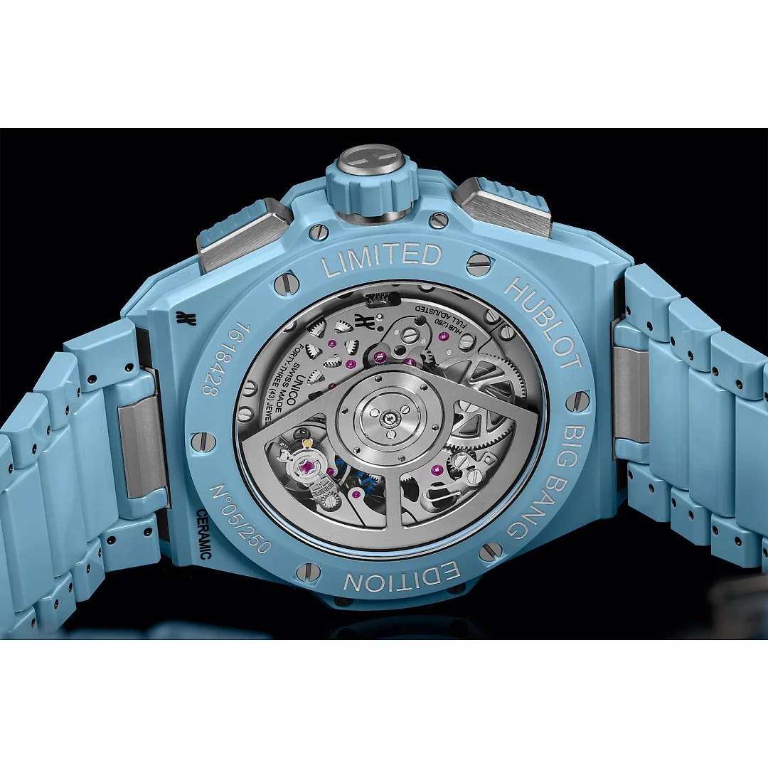 Hublot Big Bang INTEGRATED SKY BLUE CERAMIC Ref# 451.EX.5120.EX