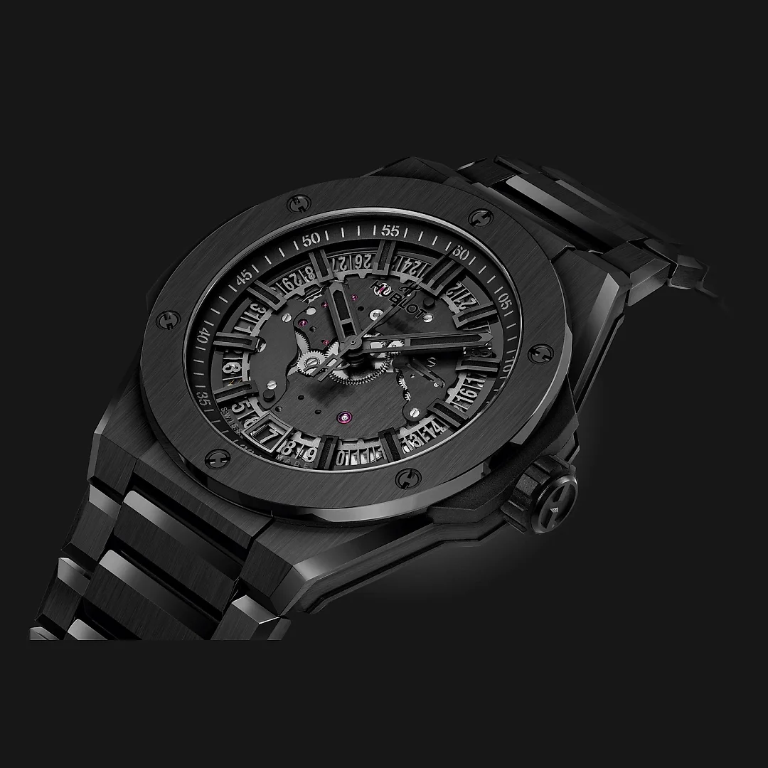 Hublot Big Bang INTEGRATED TIME ONLY ALL BLACK Ref# 456.CX.0140.CX