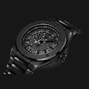 Hublot Big Bang INTEGRATED TIME ONLY ALL BLACK Ref# 456.CX.0140.CX