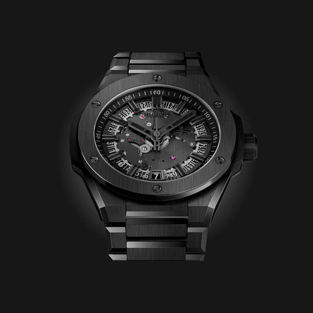 Hublot Big Bang INTEGRATED TIME ONLY ALL BLACK Ref# 456.CX.0140.CX